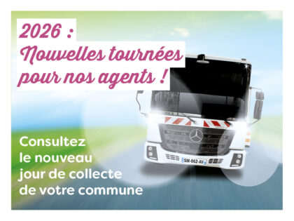 Changement de jour de collecte au 2 février 2026