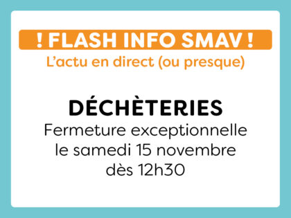 Fermeture Déchèteries