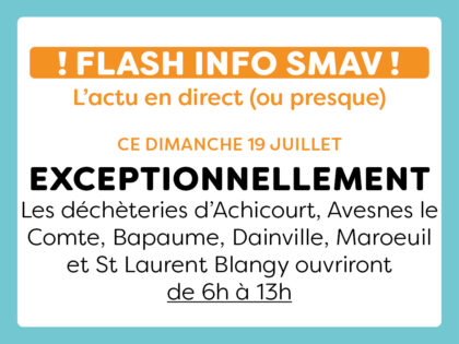 Ouverture exceptionnelle